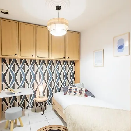 C16 - 2 Bdr Rue Antibes 4 Min Palais Festivals - Ac & Terrace Daire Cannes
